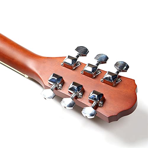 MEIeynt Guitare Acoustique Naturelle pour kit de Bundle Adulte débutant avec accordeur de Sangle de Sac Capo String Pick… - Les Beatles, Paul McCartney, John Lennon, RIngo Starr, George Harrison MEIeynt Guitare Acoustique Naturelle pour kit de Bundle Adulte débutant avec accordeur de Sangle de Sac Capo String Pick… – Image 5