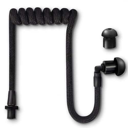 Tubeez Embout acoustique tissu - Talkie-walkie avec bouchons noirs