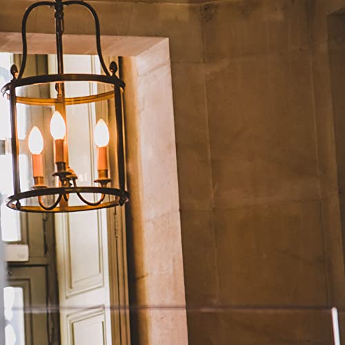 Beonllay E14 Led Candelabra Bulb 40W Equivalent 4W Dimmable Led Candle Light Bulbs, 3000K Soft White 400 Lumen E14 Frosted Glass Decorative Bulb, 4 Pack #TOP5