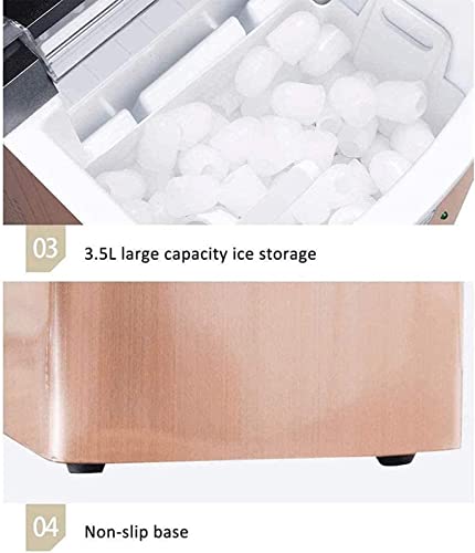 Máquina portátil para hacer cubitos de hielo miniatura 7