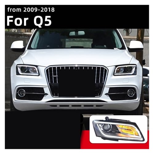 Faros delanteros Audi Q5 con luces DRL integradas e intermitentes Plug and Play 5
