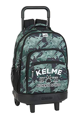 Safta Mochila Escolar con Carro Incluido y Espalada Acolchada de Kelme  Multicolor  Authentic
