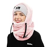 Shy Velvet Balaclava Wind-Resistant Winter Face Mask, Fleece Ski Mask for Men and Women, Warm Face C