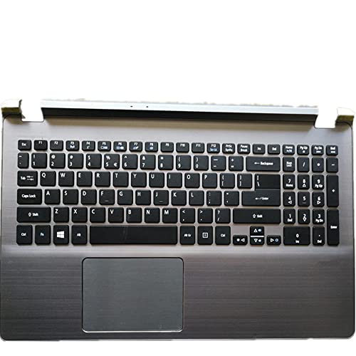 �ėp �L�[�{�[�h�̉��Ƀn�E�W���O & �^�b�`�p�b�h & �L�[�{�[�h �ɓK������ For ACER For Aspire V5-572 V5-572US V5-572G V5-572P V5-572PG �u���b�N �č��p��̃��C�A�E�g