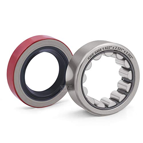 XiKe 1 Set Axle Bearing & Seal Kit, Fits Various 2.530" OD, Compatible Timken 6408, 8835S and R1559TV, AK1559 Chrysler, Ford, GM and More.