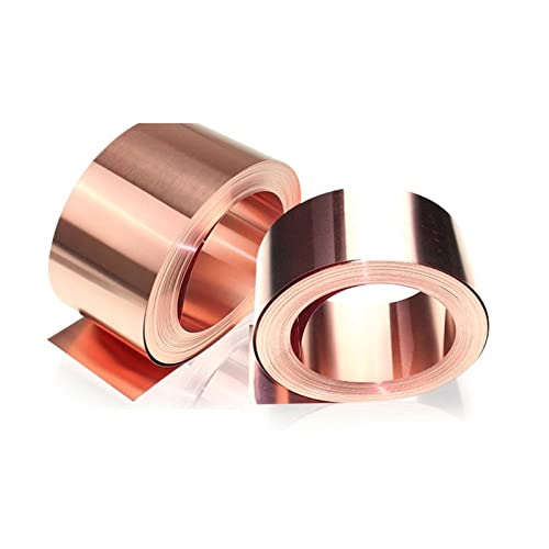 Copper Foil Sheet Metal 1Mm X 200Mm X 80000Mm 80M 262.5Ft Length, 1Pcs Thin 99.99% Pure Copper Flash Roll Sheet For Craft Crafting 1Mm Thick Thickness 80000Mm 80 Meters Long From Bopaodao #TOP1