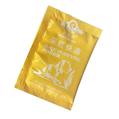 Aquarium Magic Powder Fast Purifying Water Fish Tank Magical Cleaner Purifier For Water Clarifying Aquarium Accessories - White