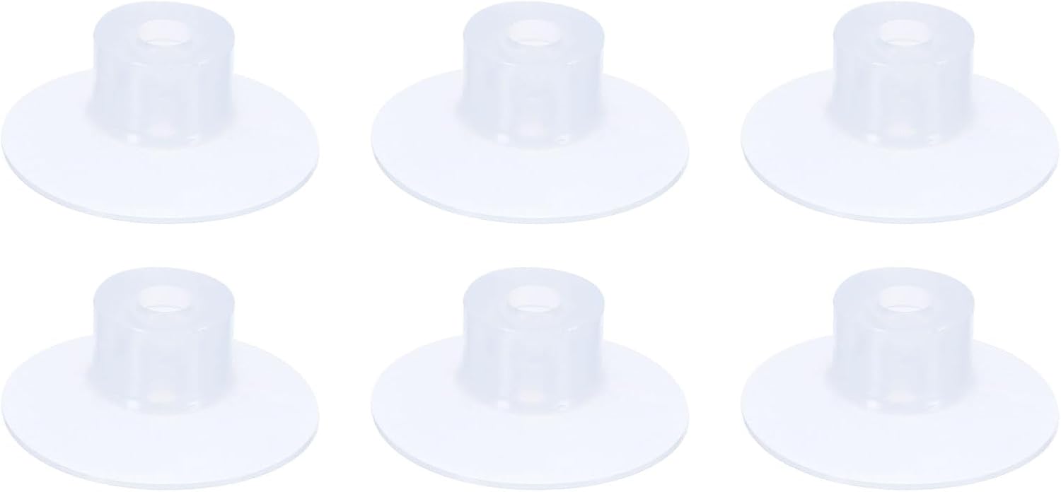 uxcell 30mm Silicone Bellows Suction Cups M5 6pcs