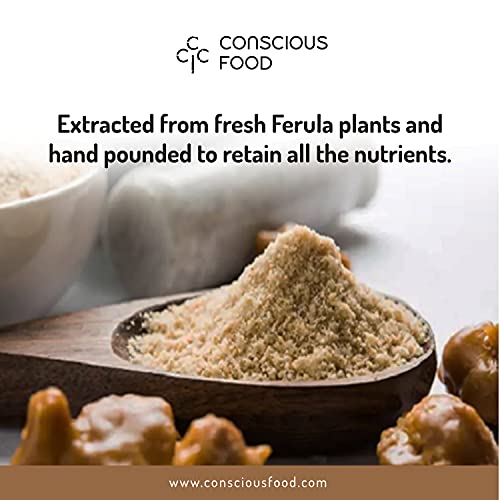 Image of Conscious Food Asafoetida, 10 gm | 100% Pure Hing | Non Compounded | Extra Strong & Hand Pounded