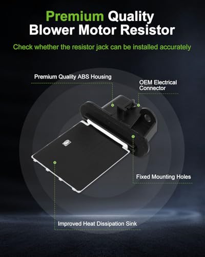 Image of SCITOO HVAC Blower Motor Resistor Regulator for 1998-2002 for Chevrolet Prizm,2003-2008 for Pontiac Vibe,OE-RU379, 973545, 1580202,88973260, 88970279 Air Conditioning Heater Fan Resistor Regulator
