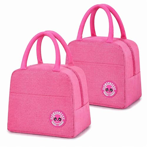 Milton Lunch Box Bags Pack of 2 Insulated, Thermal Tiffin Carry Bags with Handle, Durable & Leak Resistant Lunch Bag Set for Office, School & Outdoor
