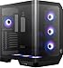 MSI MAG PANO 120R PZ - ATX Mid-Tower Gaming PC Case - 270-degree Tempered Glass Panel - Liquid Cooling Support up to 360mm Radiator - Pre-Installed 7 ARGB Fans - VGA Bracket