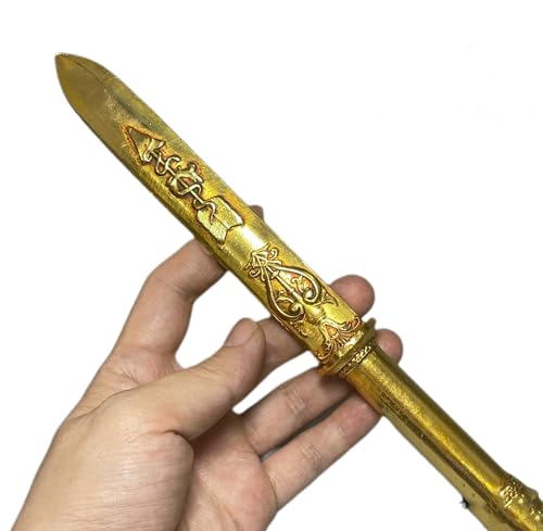 Feng Shui Amulet Tiger Head Holy Sword 9 inch for Gaining Wealth and Good Luck Lucky Charms Good Luck Charms Good Culture Health feng Shui Chinese Decor Lagnlnaoy