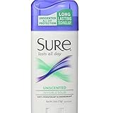 Sure Clear Dry Anti Perspirant and Deodorant Solid, Unscented - 1.6 Oz