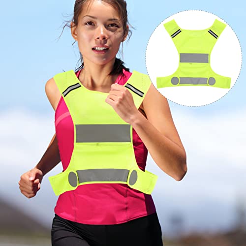 Housoutil Colete de segurança refletivo colete de segurança noturno para mulheres homens alta visibi