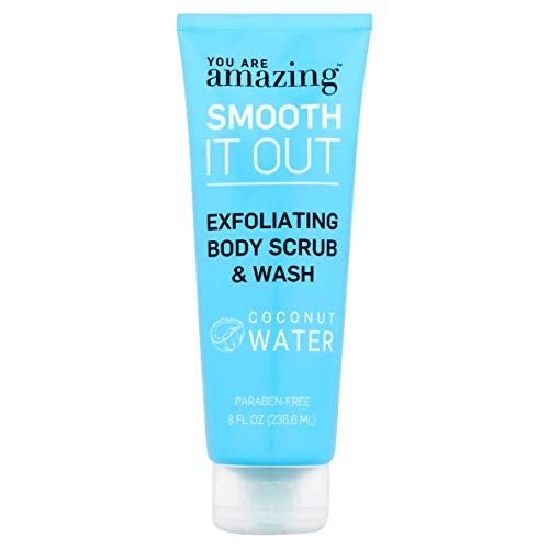 You Are Amazing Smooth it Out"Coconut Water" Exfoliating Body Scrub & Wash (8 oz)