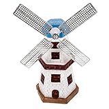 ULTECHNOVO Maquette de Moulin à Vent Rustique Vintage pour Décoration de Bureau et Maison, Ornement Artisanal en Matériau Solide, Déco Table pour Salon, Chambre et Espace de Travail