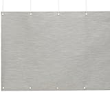 ANGERER Freizeitmöbel GmbH Balkonbespannung Style 75 cm (Hellgrau, Länge: 6 Meter)