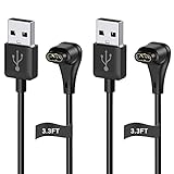 Diseño único de 90 grados Este cable de carga tipo C de ángulo recto para Garmin Watch tiene un diseño de codo en forma de L para hacer que la carga del reloj sea más cómoda. La cabeza recta se cambia a un diseño de codo en forma de L que facilita la carga del reloj en el escritorio, reduce la fricción entre la pantalla del reloj y el escritorio y protege mejor la pantalla del reloj.