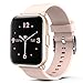 Reloj Inteligente Mujer Rosa, AITES Smartwatch Fitness 24H Monitor de Oxigeno(SpO2)/Ritmo Cardíaco/Sueño, 5ATM Impermeable Reloj GPS Running con 18 Modo Deportivos, Reloj Pantalla Táctil con Podómetro