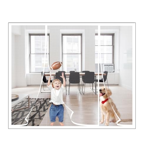 Rideau Anti Mouche,Blanc 240x180cm Rideau de Porte Rideau Anti Mouche Anti Insecte Mouche Moustique Portes De Balcon Portes Coulissantes