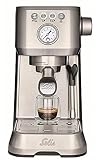 Solis Barista Perfetta Plus 1170 Kaffeemaschine Promopack - Espressomaschine mit Dampf- und Heißwasserfunktion - Siebträger Kaffeemaschine - 16 bar - 1.7L Wassertank – Edelstahl + Zubehör