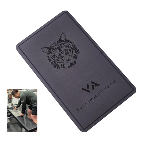 Non Slip Pad for Bench Press Back Support, Gym Weight Bench Anti-Slip Grip Mat to Stop Back and...