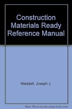 Hardcover Construction Materials Ready-Reference Manual Book