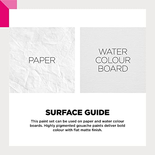 Image of Reeves Gouache Paint-10ml, Set of 18