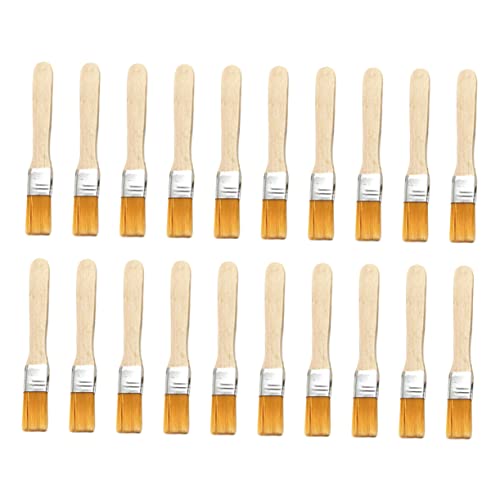 NULYLU Small Paint Brush and Keyboard Brush Set 20pcs Dedusting Tool for Home and Store Use