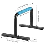 Purife Strength Training Parallettes Push Up Bars, Pushup Handles Calisthenics Equipment for Home Workout, Anti-slip Gymnastics Bars, Handstand & Dip Bar for Outdoor Exercise - Image 3