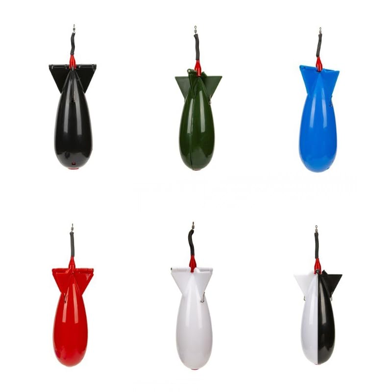 Set de 6 cebaderas de bolsa para carpa de lanzamiento largo miniatura 1