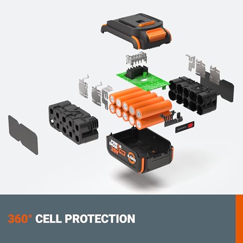 Image of WORX 20V 5.0Ah Lithium-ion Battery, WA3675