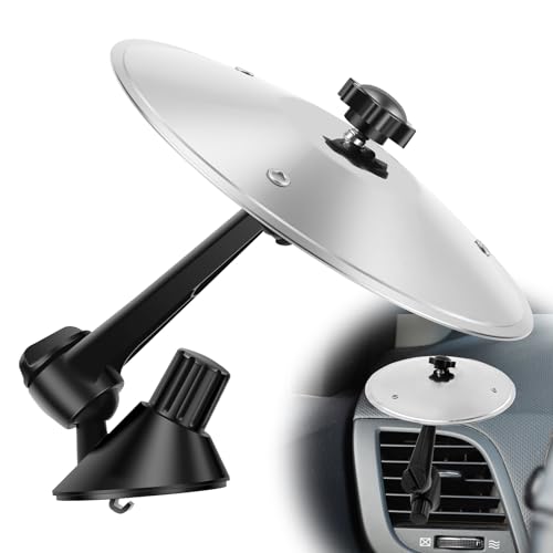 Car Cymbal Air Vent, Car Crash Cymbal, Mini Drum Crash Cymbal for Car Vent, Fun Car Symbol Drum Easy Install on for Dashboards & Vents, Crisp Metallic Sound, Quirky Gift for Road Trips & Music Lovers