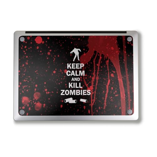 Image of Laptop Skin Compatible with Alienware M18 R2 (2024) - Kill Zombies - Premium 3M Vinyl Protective Wrap Decal Cover - Easy to Apply | Crafted in The USA by MightySkins