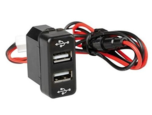 Cargador empotrable de salida USB doble para camión Volvo FH de 12/24...