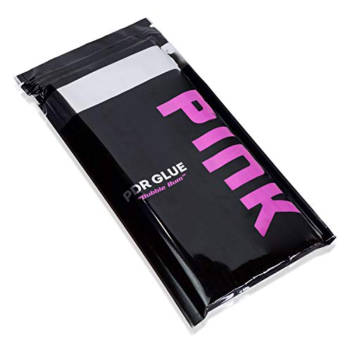 Image of Tabweld Black Plaque Burro Pink Bubble Gum P.D.R. Glue Stick Pack - Paintless Dent Repair Glue Pack (Pink)