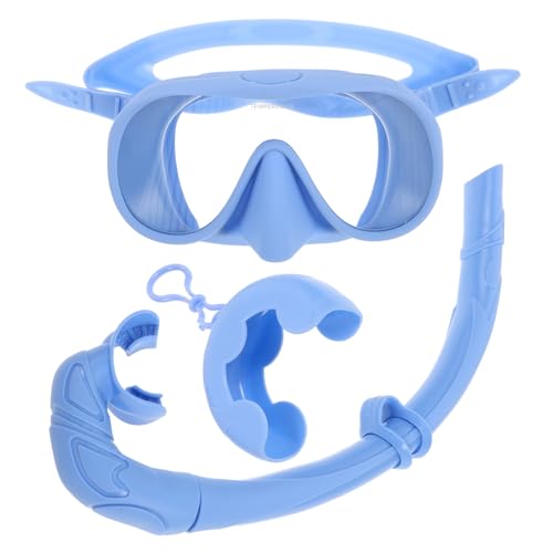 MOBUTOFU 1 Set Schnorchelset Für Erwachsene Mit Weitwinkelmaske Und Trocken- - -leck- Verstellbaren Riemen Tauchausrüstung Zum Geräteschwimmen