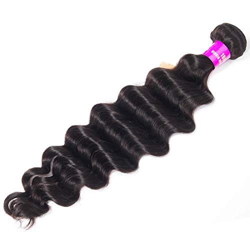 Loose Deep Wave Closure Virgin Human Hair Lace Closure with Baby Hair Soft and Bouncy 4x4 Inch Closure with Bleached Knots Natural Color Can Be Dyed and Bleached 8 Inch Free Part