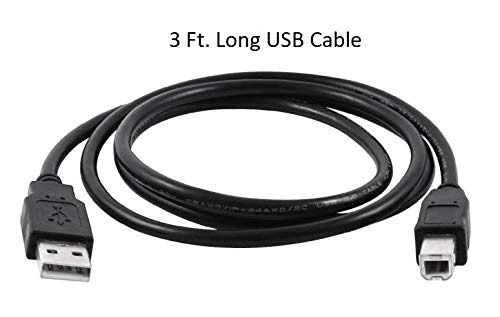 Usb Cable For Yamaha Psr-E243, Psr-E333, Psr-E333, Psr-E403 61-Key, Yamaha Ypg-235 76-Key. Yamaha Kx25, Kx49, Kx61, Kx8 High Speed. #TOP4