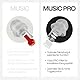 EarPeace Music PRO High-Fidelity Gehörschutz Musiker - Gehörschutz Konzert - Ohrstöpsel für Musiker und Festivals - Patentierte Gehörschutzstöpsel - Hoher Schutz 20 dB