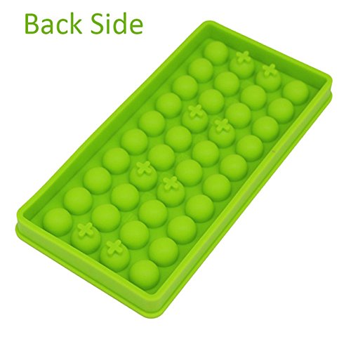 TEENRA 1Pcs 40 Cavity Silicone Ice Cube Mini Ice Ball Maker Silicone