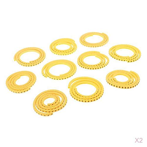 VELURA 2000x Yellow Network Cable Markers Identification Labels Managment No 0-9|Business & Industrial | Electrical & Test Equipment | Other Electrical & Test Equip.-picture-20
