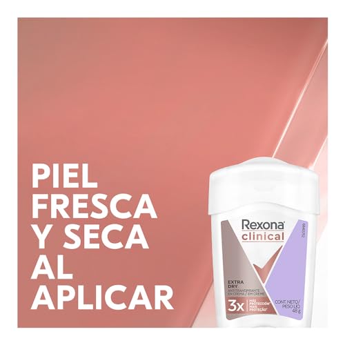 Desodorante Antitranspirante Rexona Clinical Extra Dry 48g
