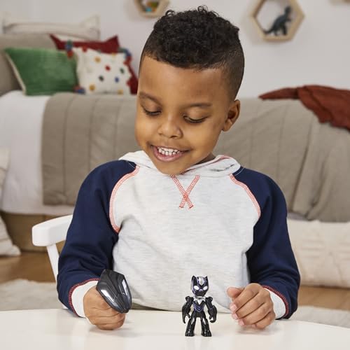 Marvel Iron Man and His Awesome Friends, Figurine Black Panther avec Accessoire