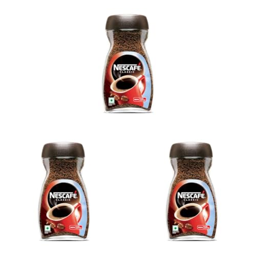 Image of Nescafe Classic Coffee Glass Jar, 50gram, Ground (Pack of 3)