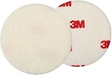 Diámetro 127 mm/5 " 3M Finesse-itTM 09358 - Almohadilla abrillantadora rojo/blanco, 150 mm, 50 unidades