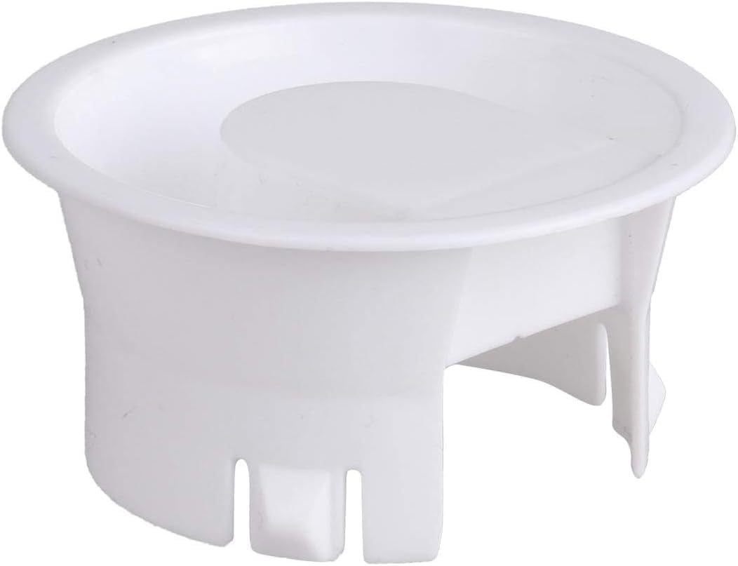 2Pcs White Glass Water Pitcher Lids Food Grade Plastic Anti-Dust Splash Resistant Stoppers Covers for Carafe Water Jug Glass Bistro Pitcher for Beverage Carafe Glass Pouring Pitcher Serveware