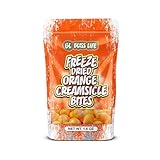 Orange Creamsicle Bites Freeze Dried Orange Cream Fruit Candy from TikTok, ASMR Crunchy Candy, Sweet and Sour Kids Snacks, Unique Novelty Snack for Kids 1.5 OZ