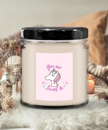 Sweet 16 Birthday Candle, Unicorn Lover, #TOP1